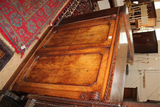 Early Victorian walnut two door cabinet